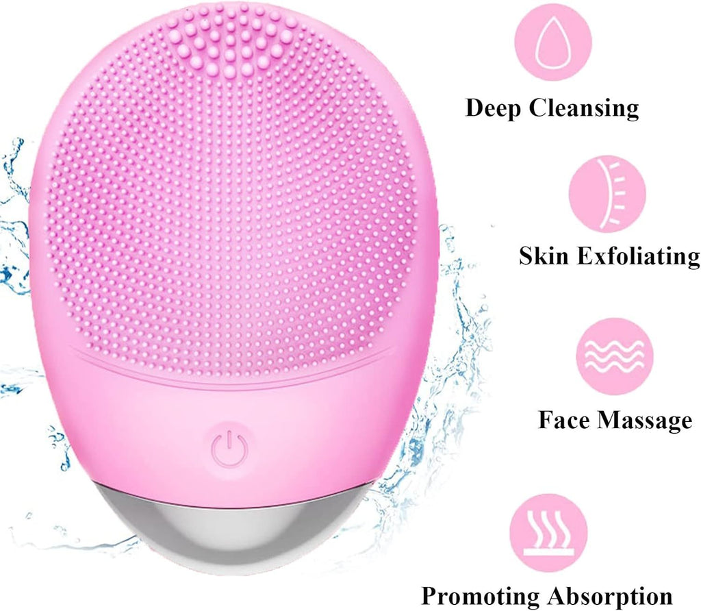 Vibbly™ Sonic Silicone Facial Cleanser – Deep Clean & Glow in Seconds